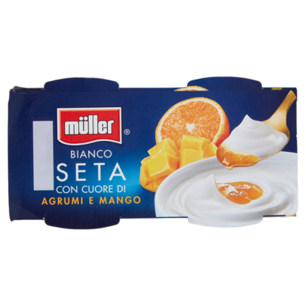müller Bianco Seta con Cuore di Agrumi e Mango 2 x 125 g
