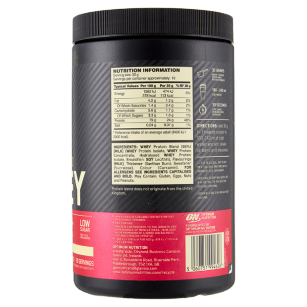 Optimum Nutrition Gold Standard 100% Whey Vanilla Ice Cream 300 g