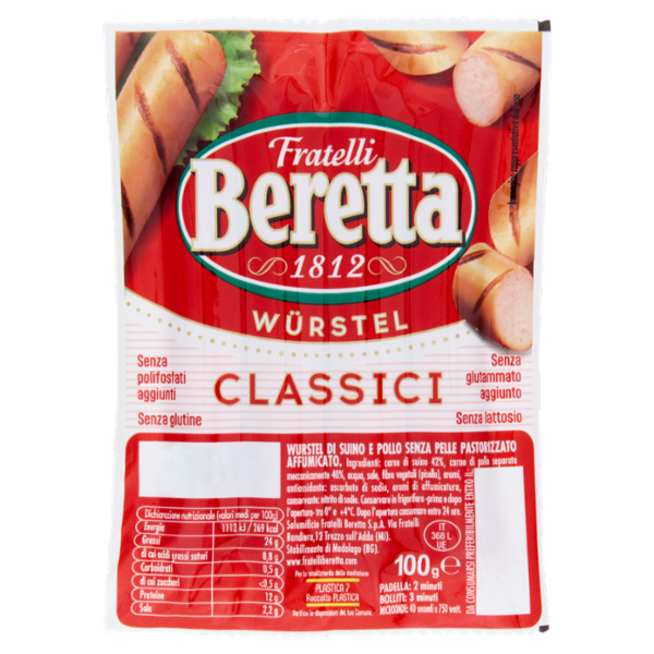 Fratelli Beretta Würstel Classici 100 g