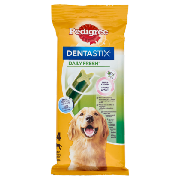 Pedigree Dentastix Fresh Snack per igiene orale Cane Grande 4 Pezzi 154 g