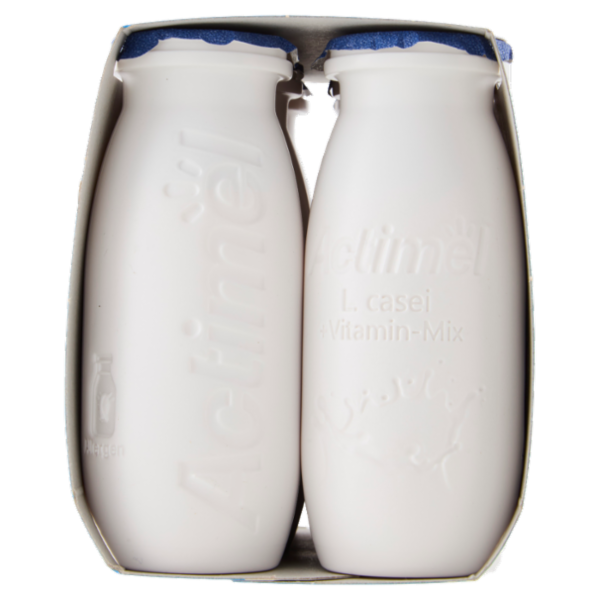 ACTIMEL, Yogurt da Bere con Vit B6 e D per il Sistema Immunitario, Bianco Naturale, 6X100G