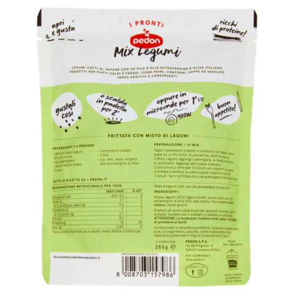 pedon I Pronti Mix Legumi 250 g