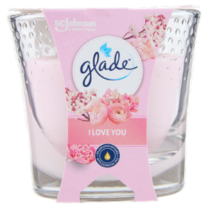 Glade® Candela Profumata, Fragranza I Love You, 112g