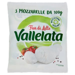 Vallelata Fior Di Latte 3 Mozzarelle 3 x 100 g