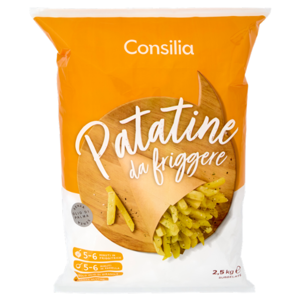 Consilia Patate Prefritte Surgelate 2,5 kg