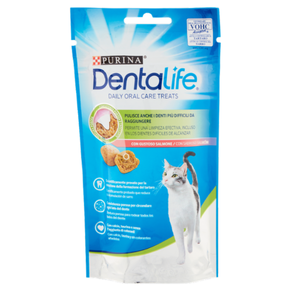 PURINA DENTALIFE Snack gatto Salmone Busta 40g