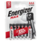 Energizer Max AAA Alkaline 6 pz