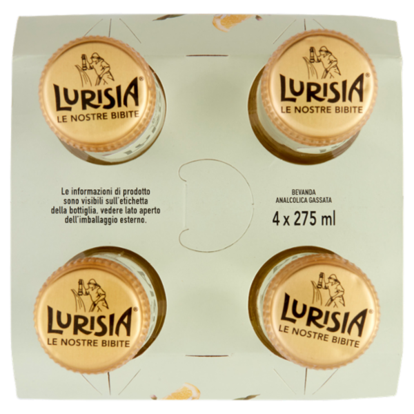 Lurisia la Nostra Gazzosa confezione 4 x 275 ml