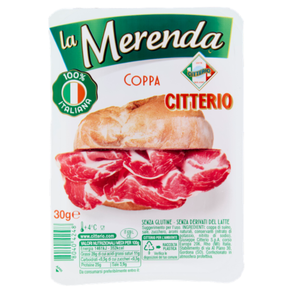 Citterio La Merenda Coppa 30 g