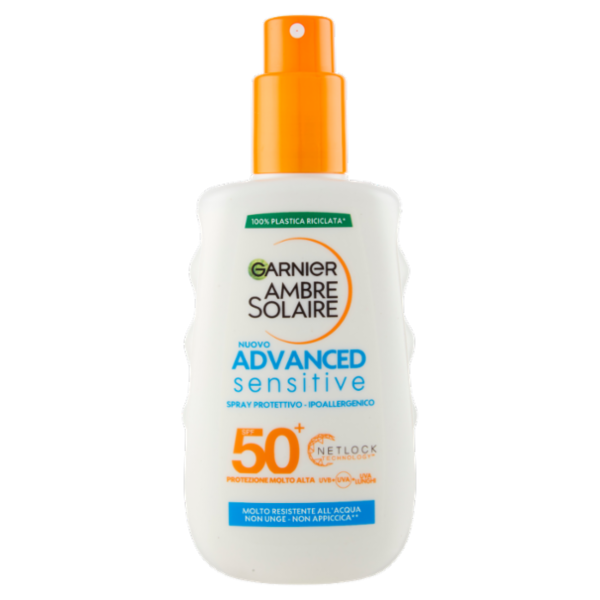 Garnier Ambre Solaire Advanced Sensitive Adulti Spray 200 ml