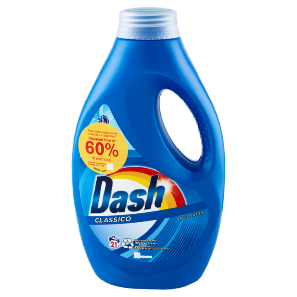 Dash Detersivo Liquido Lavatrice, Classico, 21 Lavaggi 1050 ml