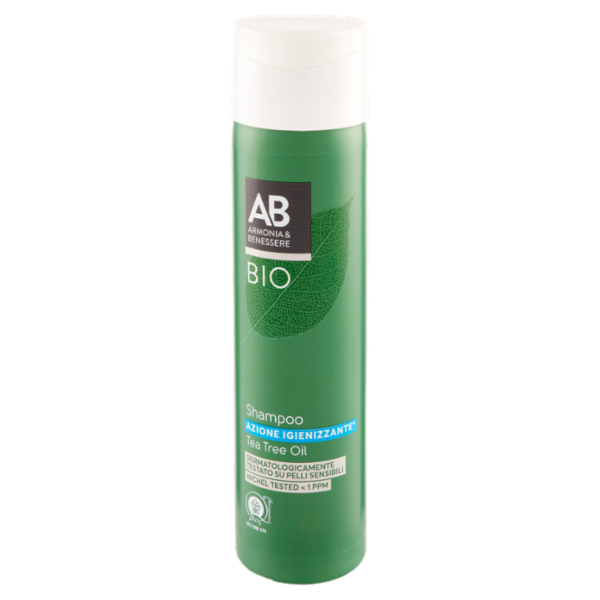Armonia & Benessere Shampoo Azione Igienizzante Bio con Tea Tree Oil 250 ml