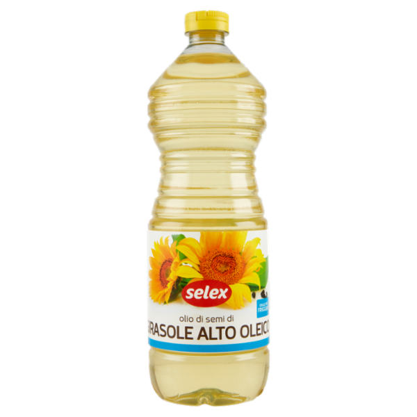 Selex Olio di Semi di Girasole Alto Oleico 1 L