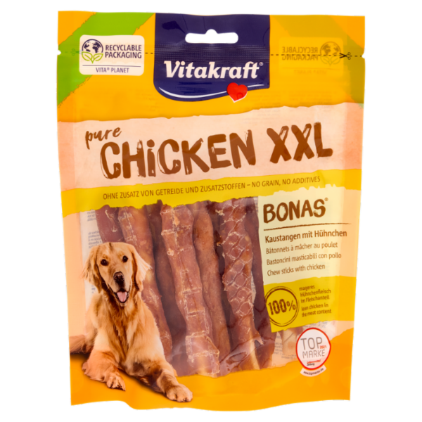 Vitakraft pure Chicken XXL Bonas Bastoncini masticabili con pollo 200 g