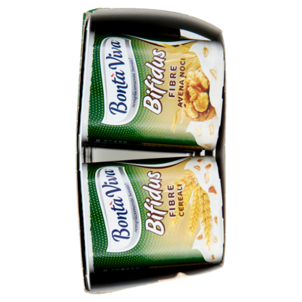 Bontà Viva Bifidus Fibre 2 Cereali - 2 Avena Noci - 2 Kiwi Cereali - 2 Pera Cereali 8 x 125 g