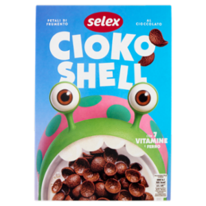 Selex Cioko Shell Petali Di Frumento Al Cioccolato 375 g