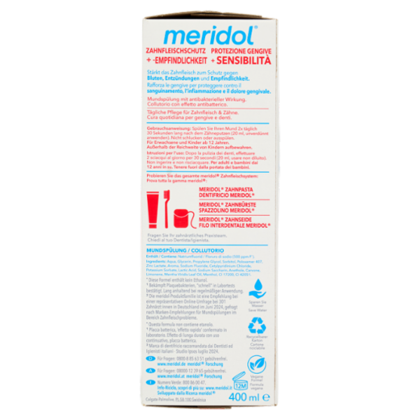 meridol collutorio Protezione Completa protegge le gengive 400 ml
