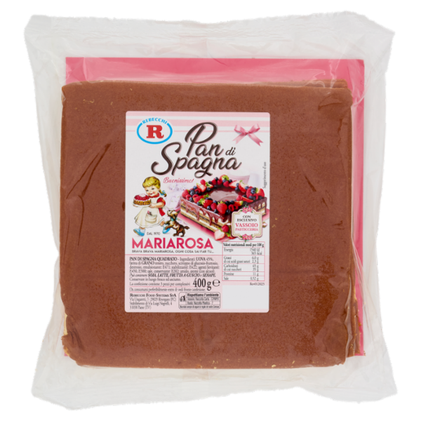 Mariarosa Pan di Spagna 3 pezzi 400 g