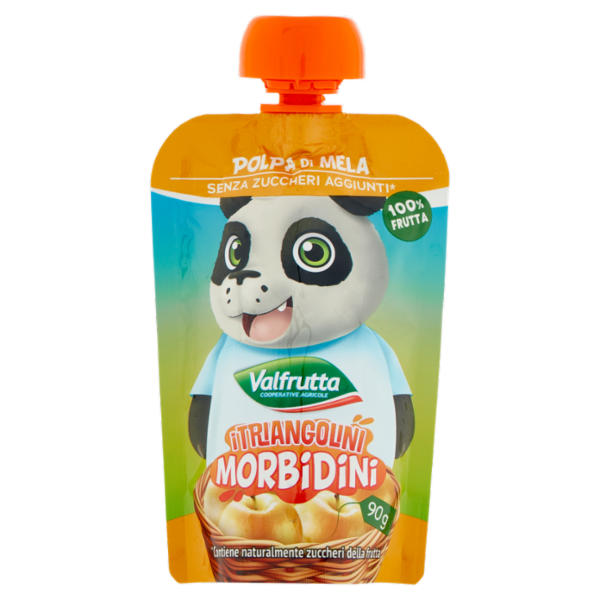 Valfrutta i Triangolini Morbidini Polpa di Mela Senza Zuccheri Aggiunti* 90 g