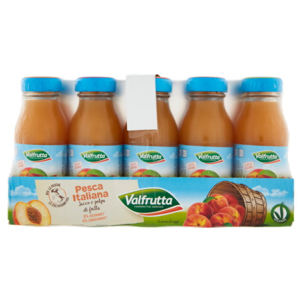 Valfrutta Pesca Italiana Succo e polpa di frutta 15 x 125 ml