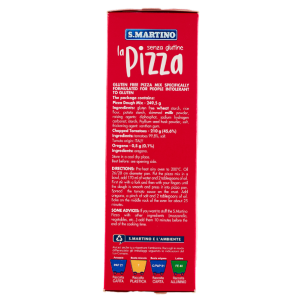 S.Martino la Pizza senza glutine 460 g