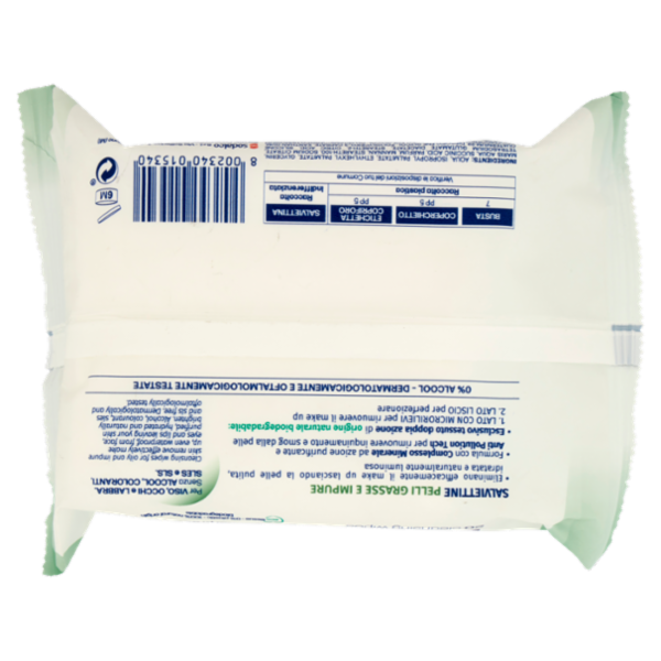 Lycia salviettine struccanti pelli grasse e impure con Complesso Minerale 20 pz