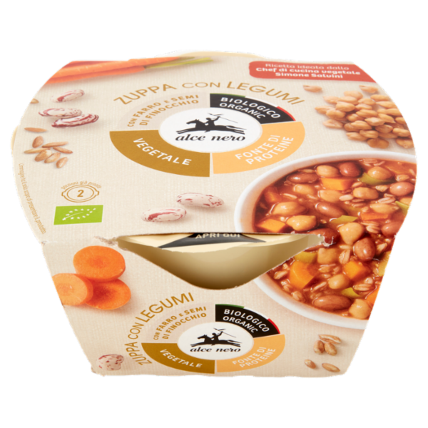alce nero Zuppa con Legumi 580 g