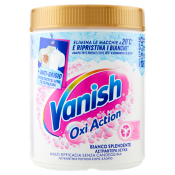 Vanish Oxi Action Multipower Polvere Bianca Smacchiatore Bucato 1 Kg