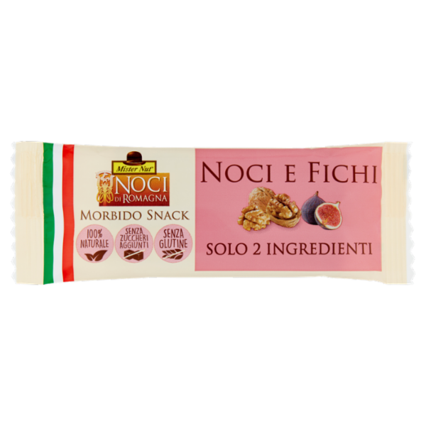 Mister Nut Noci di Romagna Morbido Snack Noci e Fichi 30 g