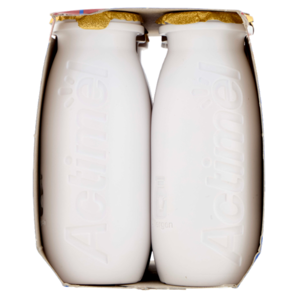 ACTIMEL Tripla Azione, Yogurt da Bere con Vit D e C e Magnesio, gusto Fragola&Melograno,6x100G