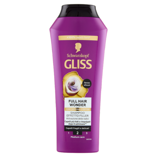 Gliss Full Hair Wonder Shampoo Effetto Filler 250 ml