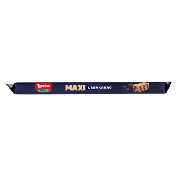 Loacker Maxi Cremkakao Wafer con crema al cacao nobile dell'Ecuador e al cioccolato Wafers 200g
