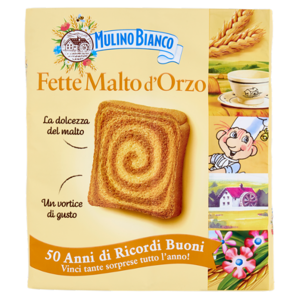 Mulino Bianco Fette Biscottate Malto d'Orzo 315g