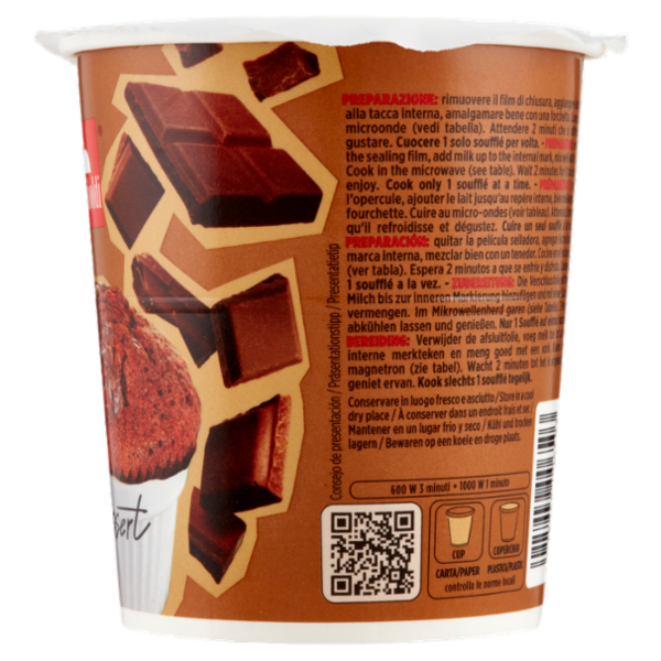 Arnaboldi Dessert Soufflé Cioccolato Fondente Instant 46 g