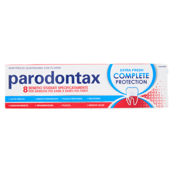 Parodontax dentifricio Complete Protection gengive più sane denti più forti Extra Fresh 75ml