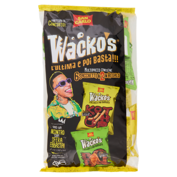 Wacko's Conetti gusto Barbecue 4 x 25 g + Blacks gusto Ketchup 4 x 25 g