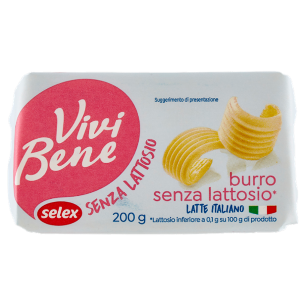 Selex Vivi Bene Burro senza Lattosio 200 g