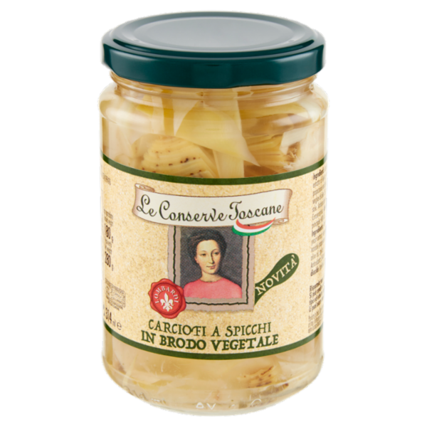 Le Conserve Toscane Carciofi a Spicchi in Brodo Vegetale 280 g