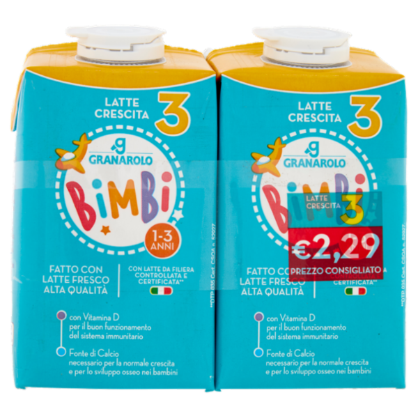 Granarolo Bimbi Latte di Crescita 3 2 x 500 ml