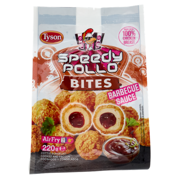 Speedy Pollo Bites Barbecue Sauce Cotti e Surgelati 220 g