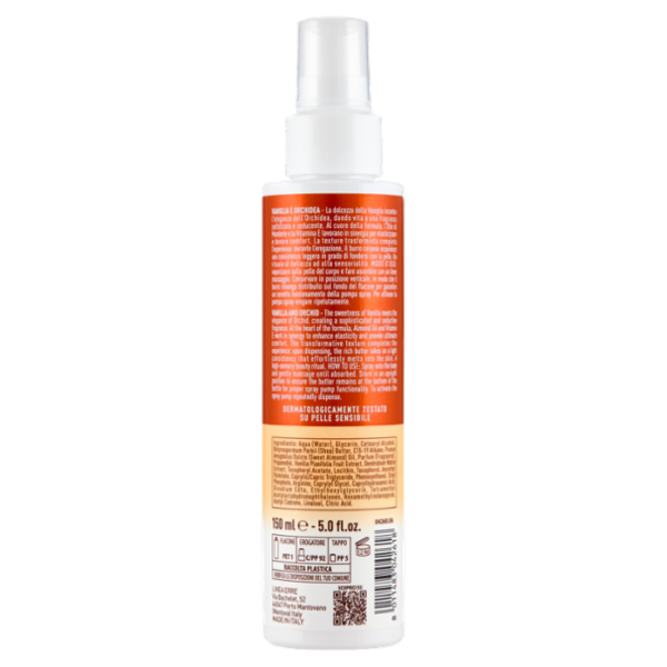 Giardino dei Sensi Burro Spray Vaniglia e Orchidea 150 ml