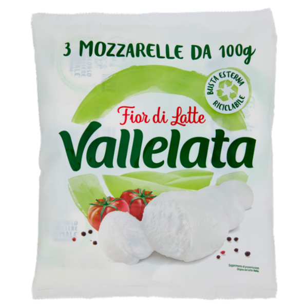 Vallelata Fior di Latte 3 Mozzarelle 3 x 100 g