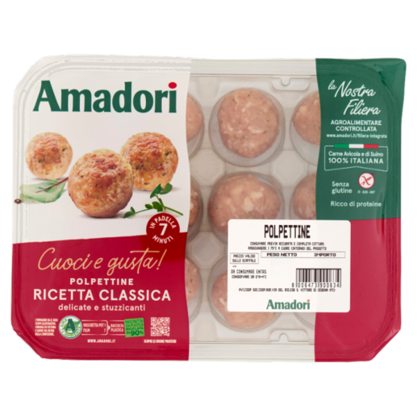 Amadori Polpettine Ricetta Classica 0,240 kg
