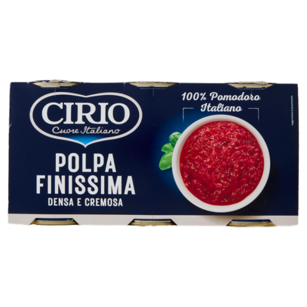 Cirio Polpa Finissima 3 x 400 g
