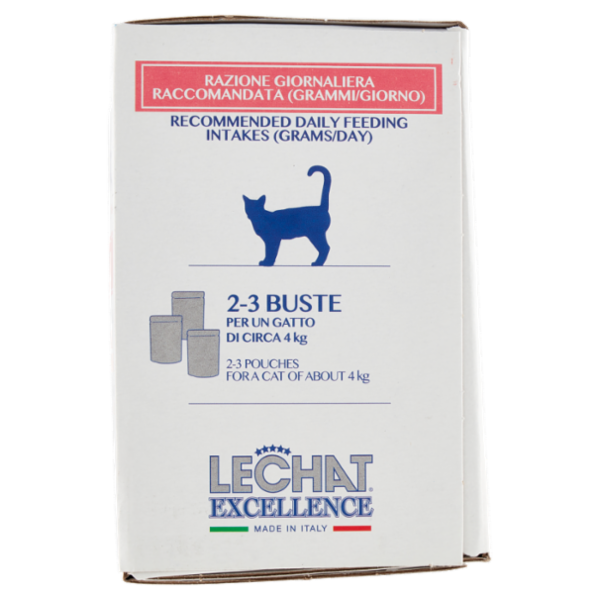 LeChat Excellence Adult Bocconcini in Salsa con Manzo, con Salmone 12 x 100 g