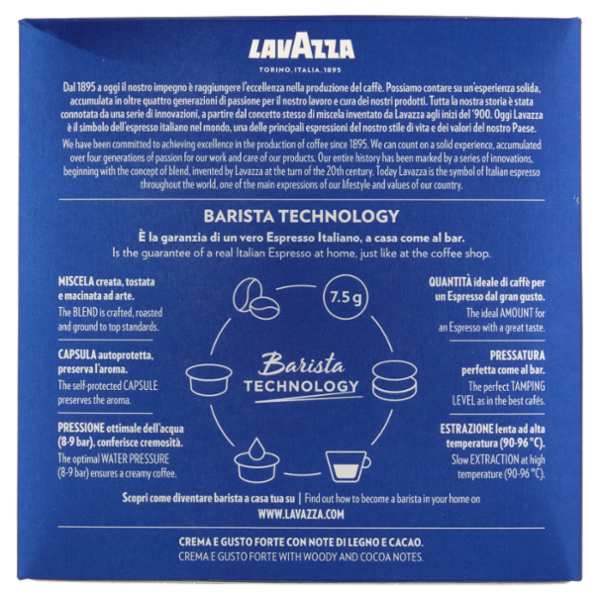 Lavazza A Modo Mio crema e gusto Forte 36 Capsule 270 g