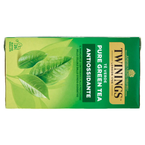 Twinings Pure Green Tea Tè Verde Antiossidante 25 filtri The 50 g