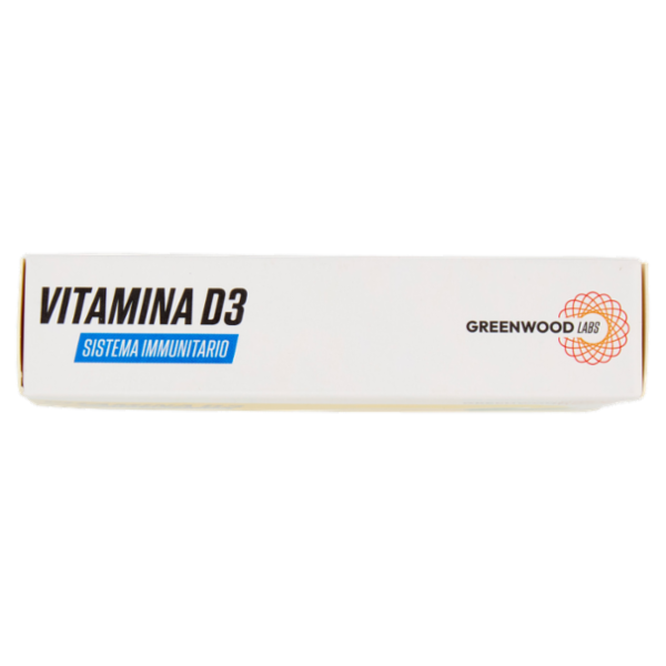 Greenwood Labs Vitamina D3 Sistema Immunitario 30 Compresse Masticabili 12 g
