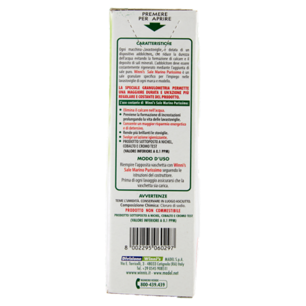 Winni's Naturel Sale Lavastoviglie Marino Purissimo 1 kg