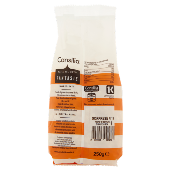 Consilia Pasta all'Uovo Sorprese N.13 250 g